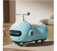 swing car Peanut Shape Wiggle Car Music Light Anti-rollover Swing Car Swing Silent Flash Wheel Whith Helmet Backpack Age 3 And Up Months wiggle car