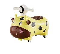 Swing car Ride On Push Car Low Noise Riding Toy Children Ride On Party Toy Music Lights Under Seat Storage Ride on toys(Gelb)