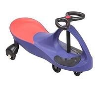 SWING CAR Ride ON Swivel Scooter Childrens Toy Kids Wiggle GYRO Twist & GO Xmas Gift (Blue)