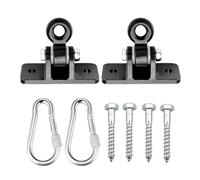 Swing Ceiling Hangers - 2-Piece Heavy-Duty Hooks, Hammock Installation with Weight Capacity, Mounting Hardware with Secure Hold, Playground Accessories Backyard Porch, Hanging Hooks for Campground