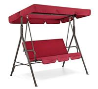 Swing Chair Canopy Replacement 3 Seater Canopy Waterproofed Tent Sunshade Camping Roof Replacement Garden Supplies Fabric Sun Shad(Color 3,M)