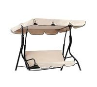 Swing Chair Canopy Replacement 3 Seater Canopy Waterproofed Tent Sunshade Camping Roof Replacement Garden Supplies Fabric Sun Shad(Color 1,S)