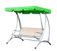 Swing Chair Canopy Replacement 3 Seater Canopy Waterproofed Tent Sunshade Camping Roof Replacement Garden Supplies Fabric Sun Shad(Color 2,XL)
