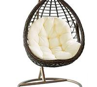 Swing Chair Cushion, Hanging Egg Chair Cushion, Indoor Swing Replacement Cushions, Soft Thick Comfortable Chair Seat Pads for Camping Yard, Patio Garden Chair