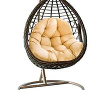Swing Chair Cushion, Hanging Egg Chair Cushion, Indoor Swing Replacement Cushions, Soft Thick Comfortable Chair Seat Pads for Camping Yard, Patio Garden Chair