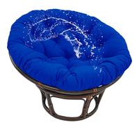 Swing Chair Cushion, Large Round Chair Cushion, Washable Round Outdoor Seat Cushion, Egg Chair Cushion for Outdoor Indoor Egg Hanging Basket Chair,Royal Blue,60x60cm