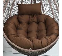 Swing Chair Cushion Soft Thick Egg Chairs Cushion, Includes Head Pillow Breathable Hammock Chairs Hanging Baskets Machine Washable Perfect for Relaxing in Garden Patio or Living Room,NO16,120cm