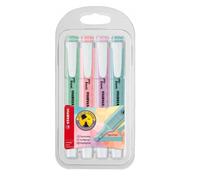 STABILO Swing Cool Pastel Highlighter Pack of 4, Assorted