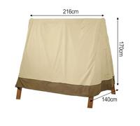 Swing Cover,A Frame Patio Swing Cover, for Ideal for Outdoor with Outdoor and Size 182 * 139 * 170cm Crafted from Oxford Cloth and Fabric This Cover Provides Exceptional Wind (Beige216*140 * 170cm)