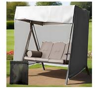 Swing Covers for Outdoor Patio Swing 3 Triple Seater 210d Waterproof All Weatherprotection Porch Cover for Lawn Garden, Party