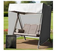 Swing Covers for Outdoor Patio Swing 3 Triple Seater 210d Waterproof All Weatherprotection Porch Swing Cover for Lawn Garden, Party