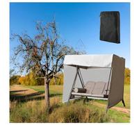 Swing Covers for Outdoor Patio Swing 3 Triple Seater 210d Waterproof All Weatherprotection Porch Swings Outdoor Clearance for Lawn Garden, Party