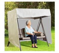 Swing Covers for Outdoor Patio Swing 3 Triple Seater 210d Waterproof All Weatherprotection Porch Swing Canopy for Lawn Garden, Party