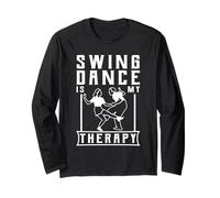 Swing Dancing Jazz Rhythm Lover is My Cardio Long Sleeve T-Shirt