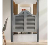swing door-180° Open Cafe Swinging Doors Auto Close Saloon Doors Swinging Saloon s Solid Wood Swing Half Door Coffee Door Entrance Partition Half Waist Door For Bar Kitc