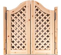 Swing Door Western Salon Swinging Doors, Hollow Out Cafe Swing Doors with Stainless Steel Hinges, Home Half Waist Door Decoration(W135cmxH90cm)