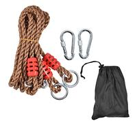 Swing Extension Rope with Metal Buckles, Heavy Duty PE Hammock Hanging Strap for Tree Swing, 1.89m Outdoor Garden Swing Extension Cord with Storage Bag