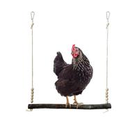 Swing for Chickens - Wood Chicken Toy,Chick Exercise Toys,for Animal Lovers Keepers Farmers Shelters Farm Orchard Garden Backyard Habitat