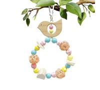 Swing for Cockatiels | Climbing Toys in the Shape of a Garland, Colourful Games for Cockatiels - for Home Balcony Terrace Play Area Mental Stimulation Exercise Anti Boredom