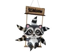 Swing Garden Decoration - Cow Shape Design | Vintage Figure of Prato That Works, Outdoor Caciappabrezza for Terrace, Greenhouse, Landscape Art Installation, Garden