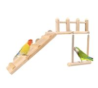 Swing Hammock Cage for Parrots, Hanging Bridge Training for Parrots | Parrot Toys Swing Deck Hammock | Cockatiel Cage Swing Toy Bird Parrot Chew Swing Toy