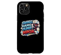 Swing Hang Jump Ninja Boys Kids Playing Playground Training Case for iPhone 11 Pro