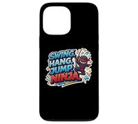 Swing Hang Jump Ninja Boys Kids Playing Playground Training Case for iPhone 13 Pro Max