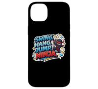 Swing Hang Jump Ninja Boys Kids Playing Playground Training Case for iPhone 14 Plus