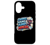 Swing Hang Jump Ninja Boys Kids Playing Playground Training Case for iPhone 17