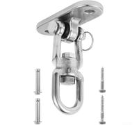 Swing Hangers 360°Rotate Heavy Duty Hooks for Hanging 304 Stainless Steel Swivel Hook Swing Hook for Ceiling Wooden Porch, Gym(B)