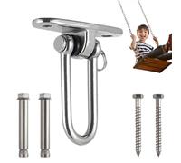 Swing Hangers, Heavy Duty 304 Stainless Steel Swivel Hangers, 360° Swivel Brackets, Hooks for Bedroom, Porch, Patio, Playground, Swing Accessories for Int