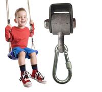 Swing Hangers Heavy Duty Steel Swing Hardware with Hammock Hook, Anti-Rust Secure Mount System | Strong Suspension Solution for Swing Chair, Children's Hammock, Home Fitness