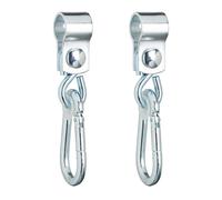 Relaxdays Set of 2 Swing Hooks with Carabiners