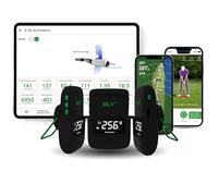 Swing Logic SLX Hybrid Mini Basic Portable Golf Launch Monitor - Golf Ball Distance, Ball Speed, Club Head Speed, Smash Factor, GPS Device with Swing Video Capture, App Included