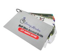 Swing Minder Golf Reference Cards | Ultimate Pocket Survival Guide and Golf Instruction Booklet | Compact Waterproof PVC Cards for Troublesome Shots | Clip-on Carabiner for Your Golf Bag