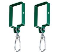 Swing Mounting Hardware Heavy Duty Hangers Hook Square Clamps with Carabiner Replacement Bracket Accessories Square Clamps with Carabiner