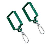 Swing Mounting Hardware Heavy Duty Hangers Hook Square Clamps with Carabiner Replacement Bracket Accessories Square Clamps with Carabiner
