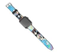 Swing Pandas Rainbow Watch Band Compatible with IWatch Bands Elastic Replacement Wristband