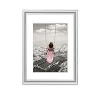 "Swing" Plastic Photo Frame, Silver, 21 x 29.7 cm, DIN A4