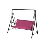 Swing Replacement Fabric 600D Thickened Waterproof Oxford Garden Rocking Chair Cushions Covers for 2/3 Seater Patio Garden Swing Chair ,Red-47.2×18.5×18.5in