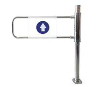 Swing Safety Gate,Heavy-Duty Metal Safety Gate with Auto-Close, Manual Swing Door for Supermarkets, Retail Stores, Libraries & Warehouse Security Solutions - Durable & Re