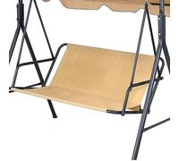 Swing Seat Replacement Seat, 2/3 Seat Patio Swing Chair Bench Waterproof Heavy Duty Cover, Swings Seat Cover Outdoor Garden Swings Chair(Beige,62*20*20in/158*52*52cm)