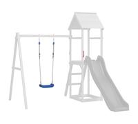 Swing Seats Chair with Ropes Playhouse 2 pcs Blue Polyethene vidaXL
