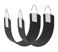 Swing Set, GAMKII Soft EVA Swing Seat with 66 Inch Anti-Rust Chains, Support 300lb, Tree Swing Accessories with Snap Hooks & Hanging Straps for Outdoors, Backyard, Playground, Gym & Jungle- Blue