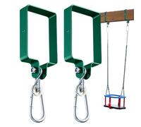 Swing Set Hangers | 2-piece Heavy Duty Brackets Parts | Swing Set Hooks | for Tree Ceiling Outdoor Playground Backyard Patio Bedroom Doorway Porch