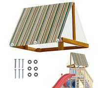 Swing Set Replacement Tarp - 43x90 Inch Canopy Cover, Waterproof Outdoor Fabric Roof, Strong Protective Shade Cloth, Long Lasting Garden Canopy Replacement | Sun Shade for Patio Backyard Camping