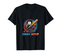 Swing Setup Baseball Precision Strike Graphic T-Shirt