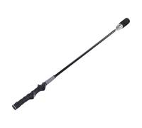 Swing Speed Trainer with Click Feedback, Weighted Design for Swing Practice, Right Handed Golfers, 32.68 Inch Iron Tool (Black)
