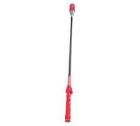 Swing Speed Trainer with Click Feedback, Weighted Design for Swing Practice, Right Handed Golfers, 32.68 Inch Iron Tool (Red)