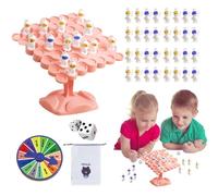 Swing Stack Balance Game - Children’s Desktop Educational Game, Math & Counting Skill Development, Astronaut Tree, Interactive Learning Board, Fun For Kids | Practical Boys, Girls 3+, School, Home